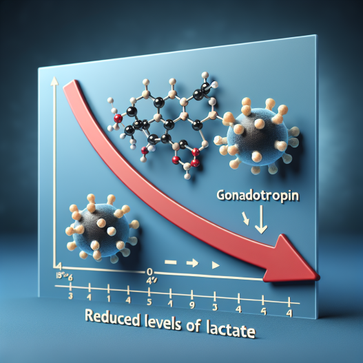 Le lactate dans le sang s'accumule moins, si vous avez de la Gonadotropine