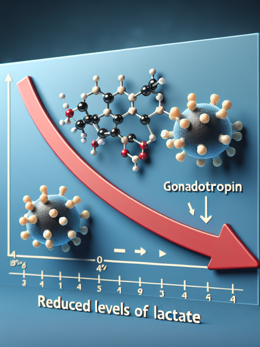 Le lactate dans le sang s'accumule moins, si vous avez de la Gonadotropine