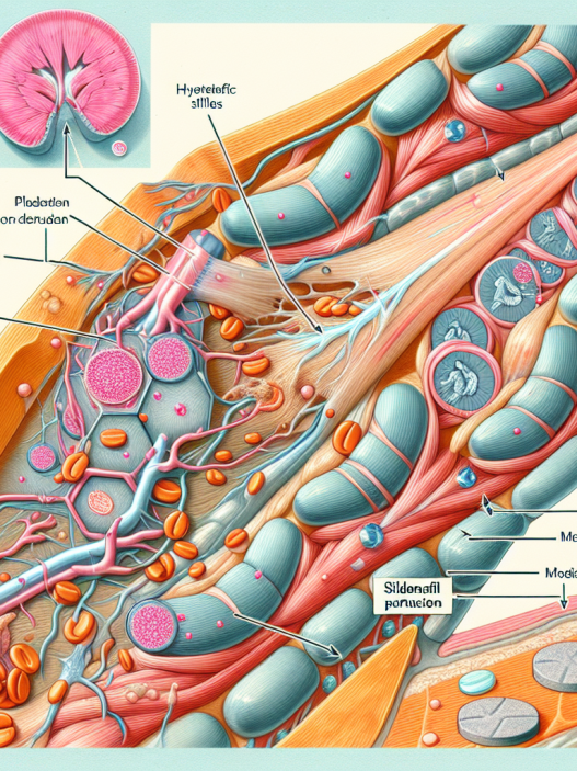 Perfusion de sildénafil sur le processus hypertrophique musculaire