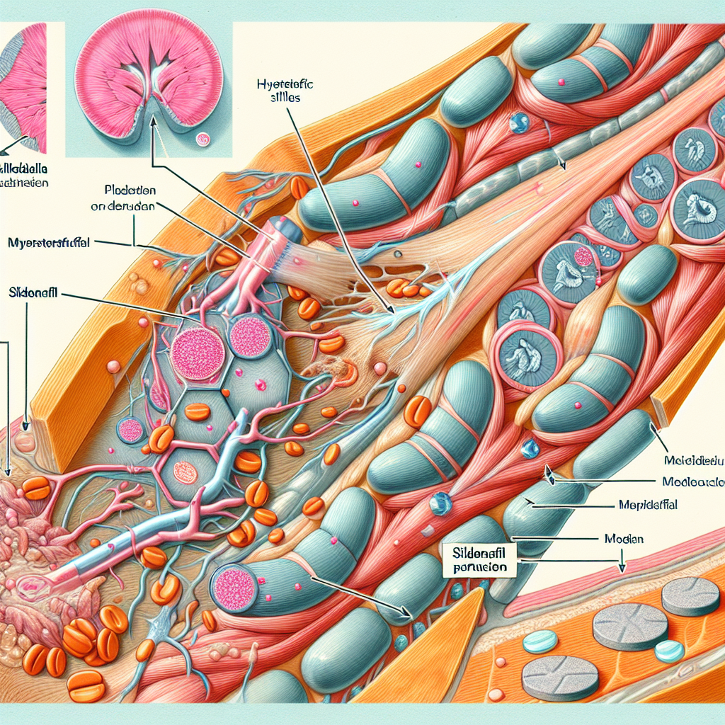 Perfusion de sildénafil sur le processus hypertrophique musculaire