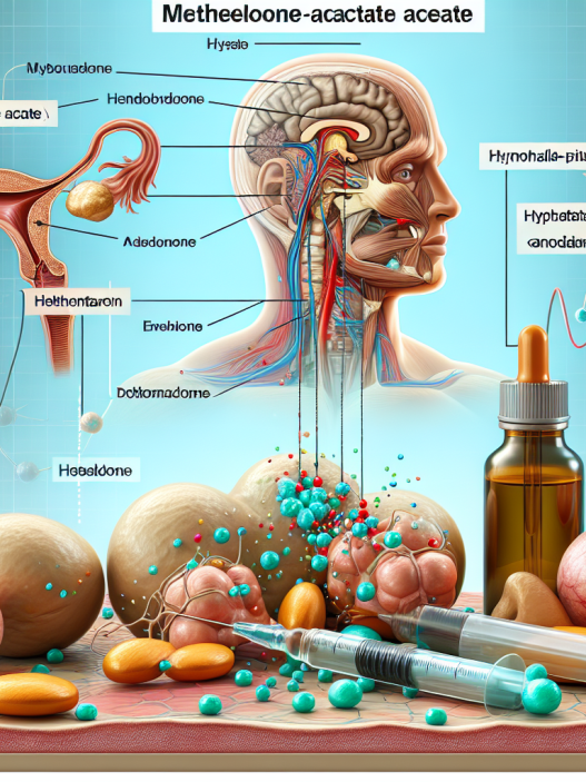 Effet de l'acétate de méthénolone sur le système hypothalamo-hypophyso-gonadique Axe