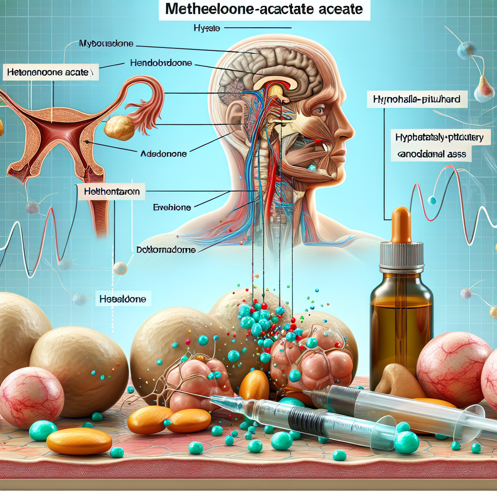 Effet de l'acétate de méthénolone sur le système hypothalamo-hypophyso-gonadique Axe