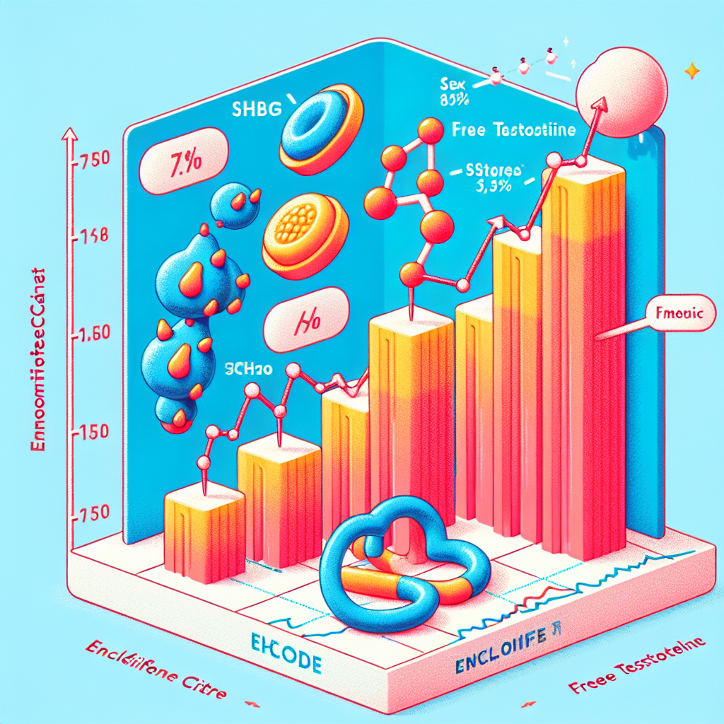 Effet du citrate d'enclomifène sur le taux de SHBG et de testostérone libre