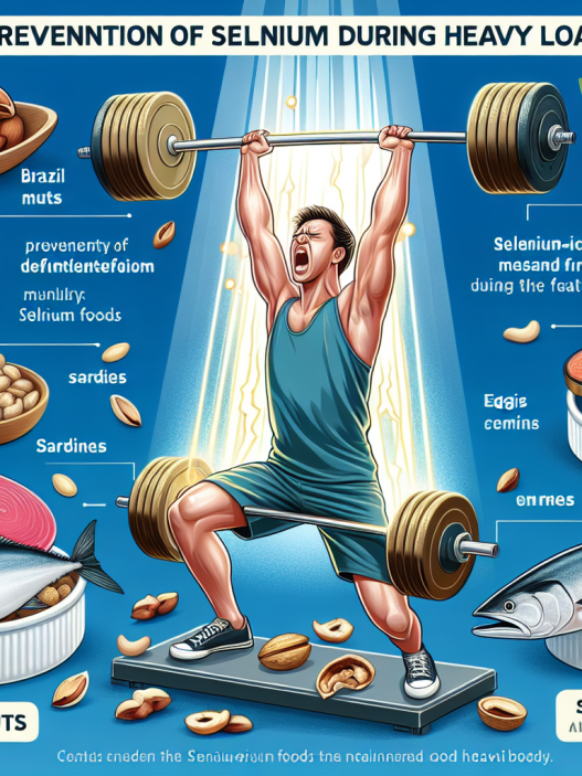 Prévention des carences en sélénium lors de charges lourdes