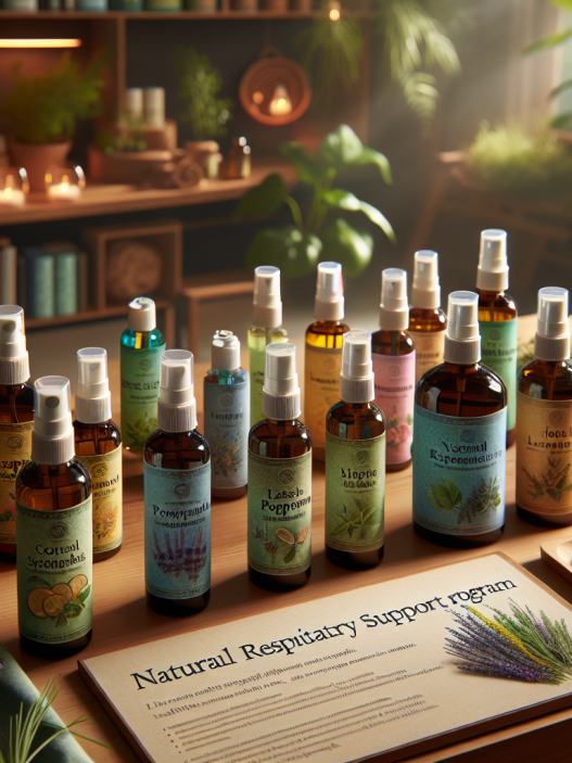 Sprays à base de plantes dans des programmes naturels d'assistance respiratoire