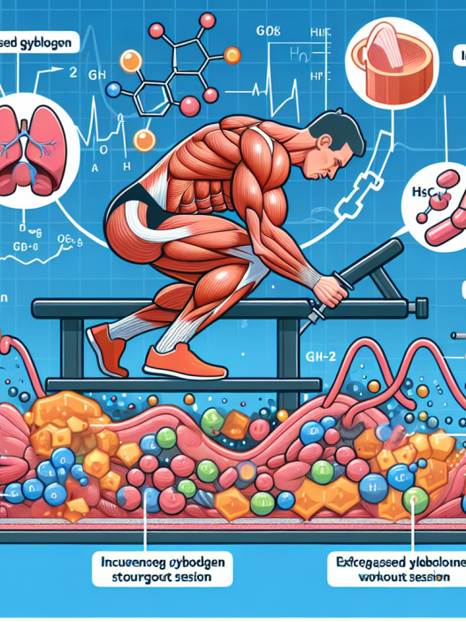 Trenbolone énanthate et taux de glycogène après un effort intense Entraînement