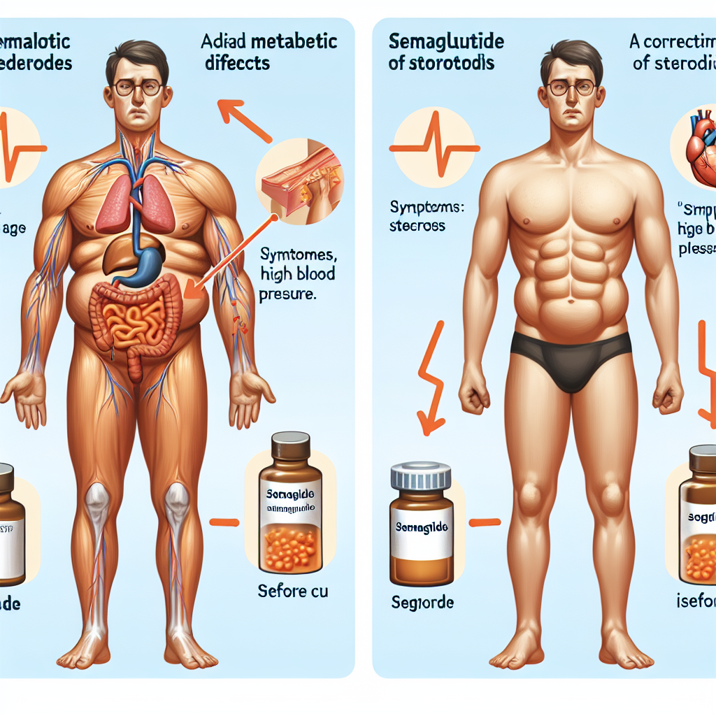 Utilisation du sémaglutide pour la correction des troubles métaboliques après une cure de stéroïdes