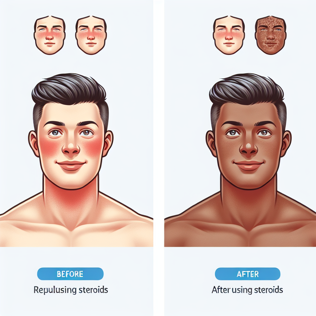 Effet des stéroïdes sur la couleur de la peau